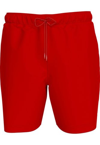 Pantaloneta De Baño Roja Largo De Nailon Y Cordón Ajustable Tommy Hilfiger Tommy Hilfiger
