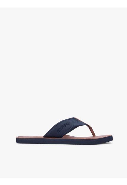 Sandalias Azul Con Logo En Jacquard Tommy Hilfiger