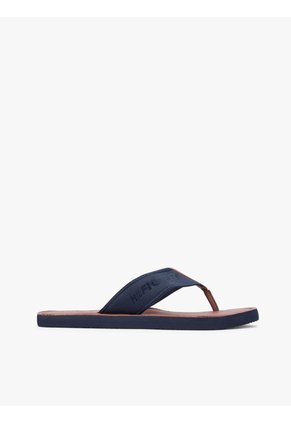 Sandalias Azul Con Logo En Jacquard Tommy Hilfiger
