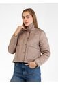 Chaqueta Dorado Acolchada Quilted Con Logo Bordado Tommy Hilfiger de Tommy Hilfiger