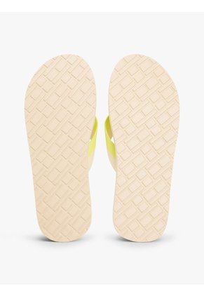 Sandalias Amarillo Con Logos En Bajo Relieve Tommy Hilfiger