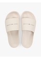 Sandalias Beige Texturizadas Con Logo Tommy Hilfiger de Tommy Hilfiger