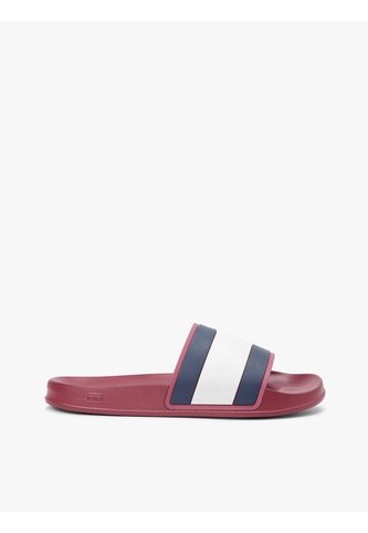 Sandalias Rojo Con Logo En La Pala Tommy Hilfiger Tommy Hilfiger