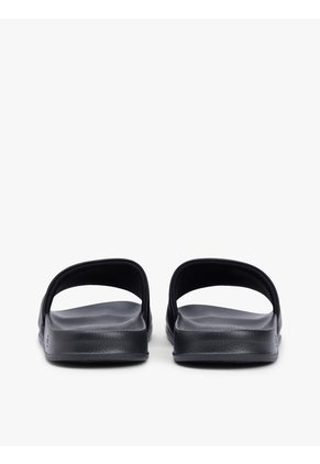 Sandalias Negro Con Aplicación De Escudo Tommy Hilfiger