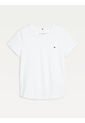 Camiseta Blanca Esencial Knit Para Niña Tommy Hilfiger de Tommy Hilfiger