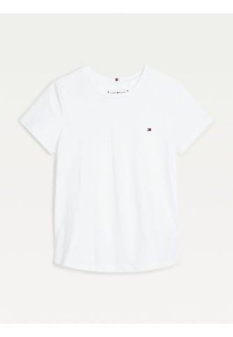 Camiseta Blanca Esencial Knit Para Niña Tommy Hilfiger Tommy Hilfiger