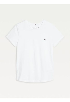 Camiseta Blanca Esencial Knit Para Niña Tommy Hilfiger