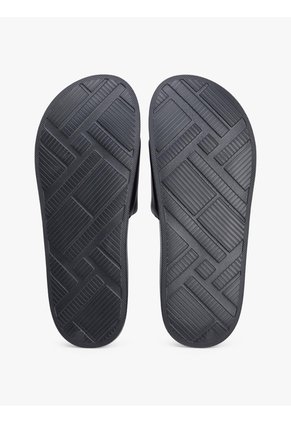 Sandalias Negro Con Aplicación De Escudo Tommy Hilfiger