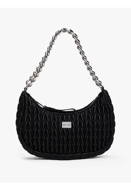 Bolso Negro Iconic Acolchado Tommy Hilfiger