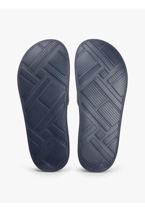 Sandalias Azul Con Logo En La Pala Tommy Hilfiger