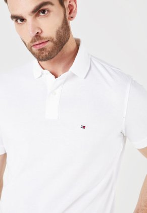 Polo Blanco Tommy Hilfiger