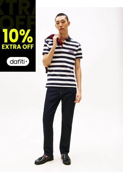 Jeans Azul Denton Rinse Tommy Hilfiger