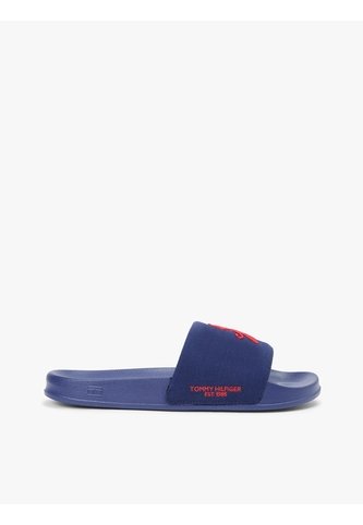 Sandalias Azul De Lona Con Logo Bordado Tommy Hilfiger Tommy Hilfiger