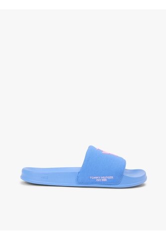 Sandalias Azul De Lona Con Logo Bordado Tommy Hilfiger Tommy Hilfiger