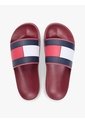 Sandalias Rojo Con Logo En La Pala Tommy Hilfiger de Tommy Hilfiger