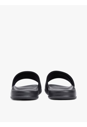 Sandalias Negro Texturizadas Con Logo Tommy Hilfiger