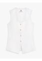Chaleco Blanco Slim Con Botones Dorados Tommy Hilfiger de Tommy Hilfiger