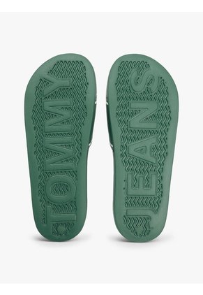 Sandalias Verde TJM Summer Con Logo Tommy Hilfiger