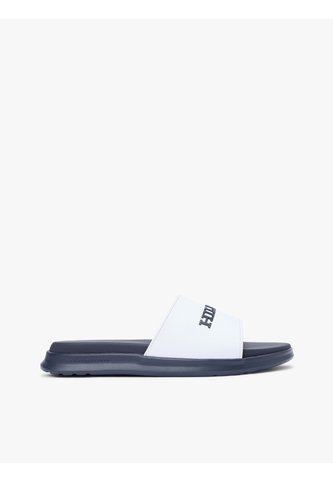 Sandalias Blanco Con Monotipo Hilfiger Tommy Hilfiger Tommy Hilfiger