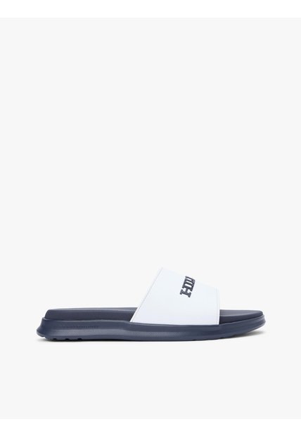 Sandalias Blanco Con Monotipo Hilfiger Tommy Hilfiger