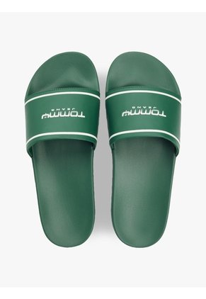Sandalias Verde TJM Summer Con Logo Tommy Hilfiger