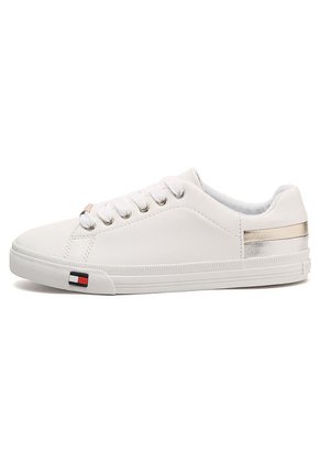 Tenis Blanco-Plateado-Dorado Tommy Hilfiger
