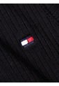 Camiseta Negra Acanalada Sin Mangas De Corte Slim Tommy Hilfiger de Tommy Hilfiger