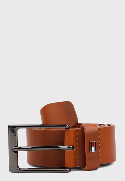 Cinturón Cognac Tommy Hilfiger Layton Leather