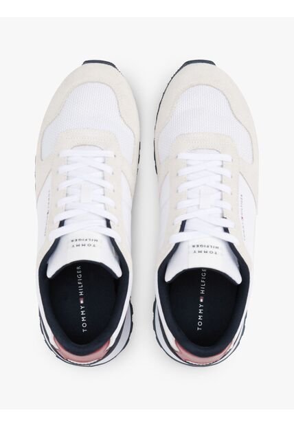 Tenis Blanco Con Logo Tommy Hilfiger