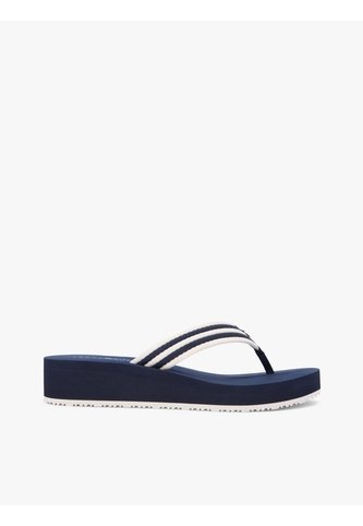 Sandalias Azul De Cuña Con Rayas Tommy Hilfiger Tommy Hilfiger