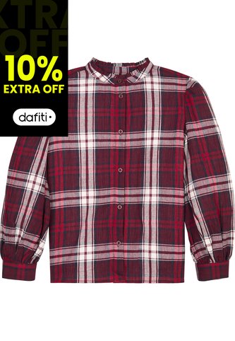 Camisa De Cuadros Para Niñas Tommy Hilfiger Tommy Hilfiger