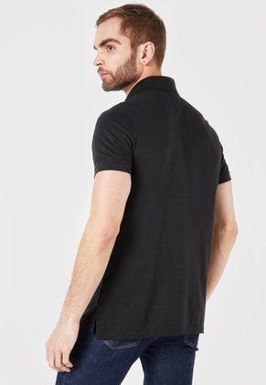 Polo Negro Tommy Hilfiger