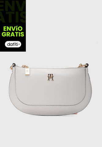 Bolso Manos Libres TOMMY HILFIGER Glam Mini Marfil Tommy Hilfiger