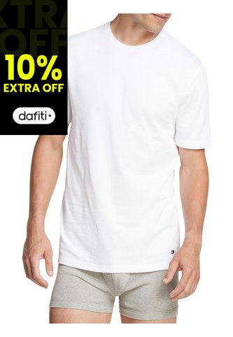 Pack De 3 Camisetas Blancas Cuello Redondo Tommy Hilfiger Tommy Hilfiger