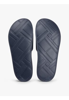 Sandalias Azul Texturizadas Con Logo Tommy Hilfiger