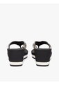 Sandalias Negro De Cuña Con Tiras De Cuerda Tommy Hilfiger de Tommy Hilfiger