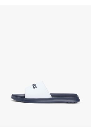 Sandalias Blanco Con Monotipo Hilfiger Tommy Hilfiger