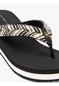 Sandalias Negro De Cuña Con Tiras De Cuerda Tommy Hilfiger de Tommy Hilfiger