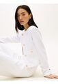 Chaqueta Blanca Denim Con Botones Dorados Tommy Hilfiger de Tommy Hilfiger