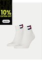 Pack Blanco De 2 Tobilleras Con Logo Tommy Hilfiger de Tommy Hilfiger
