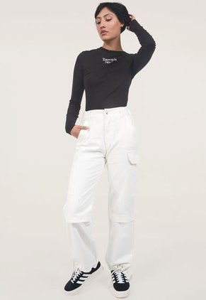 Camiseta Manga Larga Negro-Blanco Tommy Jeans