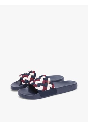 Sandalias Multicolor Con Tira Trenzada Tommy Hilfiger