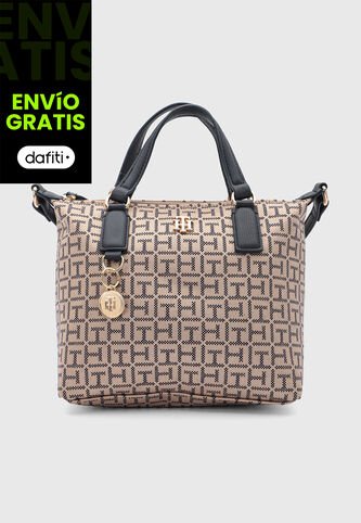 Bolso TOMMY HILFIGER Clarabelle II Café Tommy Hilfiger