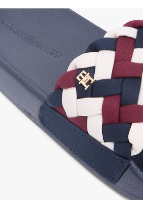 Sandalias Multicolor Con Tira Trenzada Tommy Hilfiger