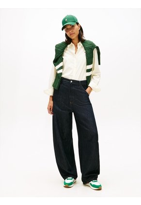 Tenis Verde Runner De Materiales Mixtos Tommy Hilfiger