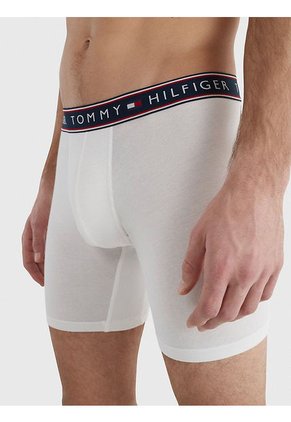 3 Pack Boxer Brief Blanco Detalles Para Hombre Tommy Hilfiger