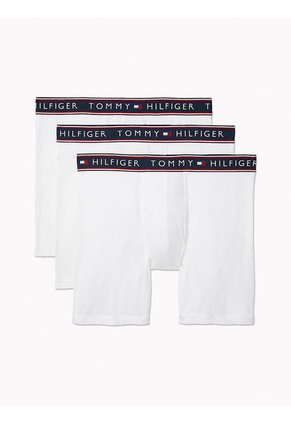 3 Pack Boxer Brief Blanco Detalles Para Hombre Tommy Hilfiger