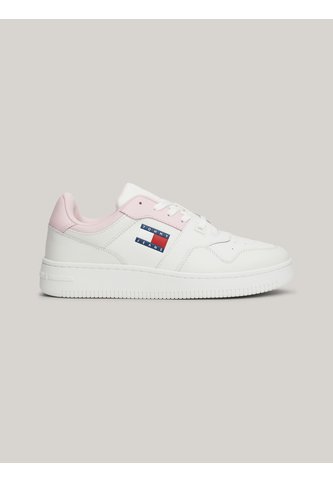 Tenis Rosa Essential De Cuero Retro Tommy Hilfiger Tommy Hilfiger