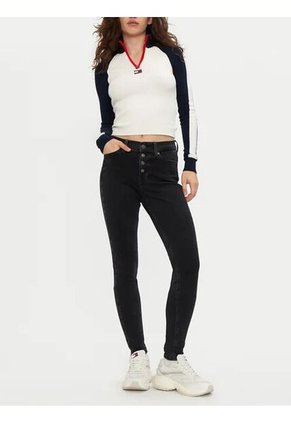 Jeans Gris Nora De Corte Skinny Tommy Jeans