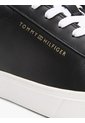 Tenis Negro Essential De Cuero Tommy Hilfiger de Tommy Hilfiger